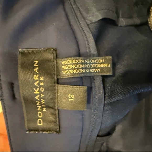 NWOT, Donna Karan Navy Trousers - Picture 7 of 16